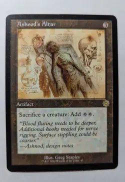 1x Ashnod's Altar Retro Schematic NM - BRO Magic MTG x1 - Image 1