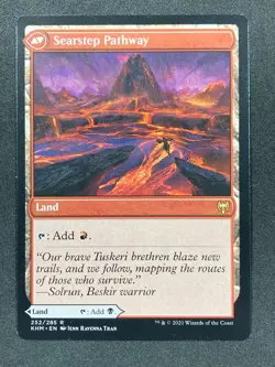 1x Blightstep Pathway Searstep Pathway, English Kaldheim MTG Magic VLP - Image 2