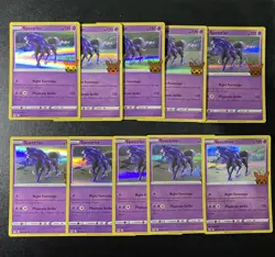 081/196 Spectrier x10 : Holo Card : Trick or Trade 2023 Pokemon TCG Pack Fresh - Image 1