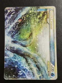 Pokemon Lugia LEGEND 113/123 Heartgold & Soulsilver Ultra Rare Legend Holo MP - Image 3