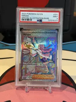 Pokemon TCG Miriam 251/198 Scarlet & Violet Base Set Special Illustration PSA 9 - Image 1