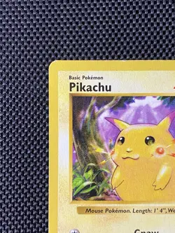 Pikachu 58/102 Shadowless RED CHEEKS NM Base Set Vintage Pokemon Card WOTC 1999 - Image 2