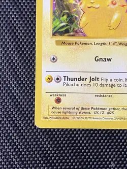 Pikachu 58/102 Shadowless RED CHEEKS NM Base Set Vintage Pokemon Card WOTC 1999 - Image 5