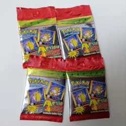 Pokemon Premier Edition Action Flipz Sealed Packs - Vintage (Lot of 5 Packs) - Image 1