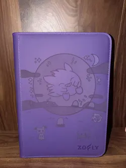 pokemon Laser Engraved Bubble Gengar binder(made To Order) - Image 1