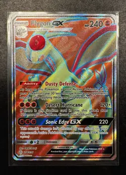 Pokemon Flygon GX Full Art Ultra Rare (218/236) Sun & Moon Cosmic Eclipse - Image 2
