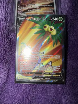 Pokemon GO Alolan Exeggutor V 071/078 Ultra Rare Full Art NM Near Mint In hand - Image 1