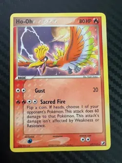 Pokemon TCG Ho-Oh 27/115 Rare Ex Unseen Forces DMG - Image 1