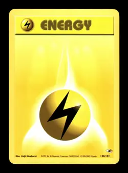 6-02-08 PWE pokemon unplayed . 2000 nintendo gym heroes energy #130/132 - Image 1