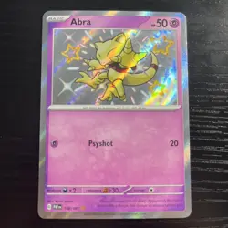 Pokemon TCG Abra 148/091 S&V Paldean Fates Shiny Rare Holo NM/M - Image 1