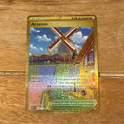 Pokemon TCG Artazon 229/197 Obsidian Flames Hyper Rare Card - Image 1