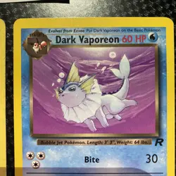Pokemon Dark Vaporeon 45/82 & Dark Flareon 35/82 Team Rocket set LP/MP Condition - Image 4