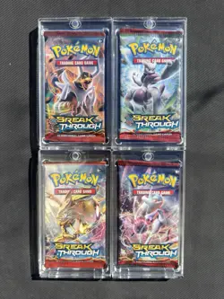 Pokemon XY BreakThrough Booster Packs Factory Sealed All 4 Art Sets - Image 1