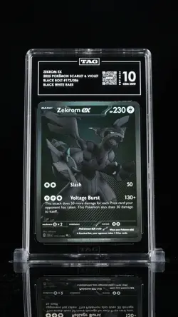 Pokemon 2025 SV11B-BLACK Bolt BW Rare #174 Zekrom EX TAG 10 - Image 1