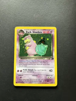 2000 Pokemon Team Rocket - Dark Slowbro Holo No. 12/82 - Image 1