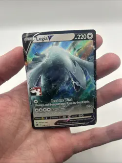 138/195 Lugia V Prize Pack Series Stamped Play Pokemon TCG Silver Tempest - Image 3