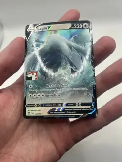 138/195 Lugia V Prize Pack Series Stamped Play Pokemon TCG Silver Tempest - Image 4