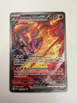 Team Rocket's Moltres ex 229/182 Destined Rivals Pokemon 2025 NM - Image 1