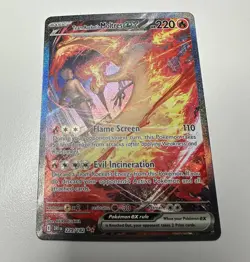Team Rocket's Moltres ex 229/182 Destined Rivals Pokemon 2025 NM - Image 2