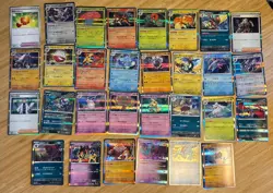 Job Lot Pokemon Cards Japanese Holo 30 Cards Good condition - Image 1