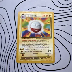 Electrode 21/102 Base Set Non-Holo Rare Vintage WOTC Pokemon Card 1999 - Image 1