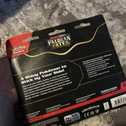 Sealed Pokemon Scarlet & Violet Paldean Fates Fidough Tech Sticker Collection - Image 4