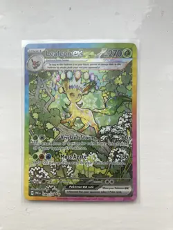 Pokemon Leafeon EX Prismatic Evolutions SIR 144/131 mint condition - Image 1