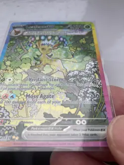 Pokemon Leafeon EX Prismatic Evolutions SIR 144/131 mint condition - Image 5
