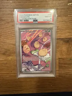 Pokemon Exeggcute 192/191 Surging Sparks Illustration PSA 10 Rare - Image 1