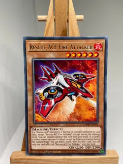 Rescue-ACE Fire Attacker - Rare 1st Edition AMDE-EN005 - NM - YuGiOh - Image 1