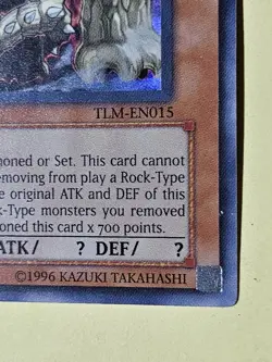 YUGIOH MEGAROCK DRAGON TLM-EN015 SUPER RARE NM-MT NEVER PLAYED - Image 2