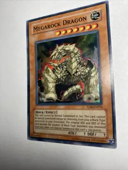 Yugioh Megarock Dragon Super Rare Unlimited Edition TLM-EN015 Never Played MINT - Image 3