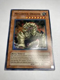 Yugioh Megarock Dragon Super Rare Unlimited Edition TLM-EN015 Never Played MINT - Image 4