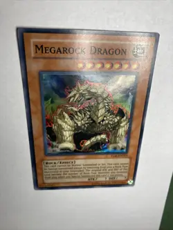 Yugioh Megarock Dragon Super Rare Unlimited Edition TLM-EN015 Never Played MINT - Image 5