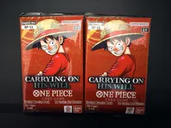 Lot 24 One Piece English OP13 Carrying on His Will Booster Packs W/O Display Box - Image 1