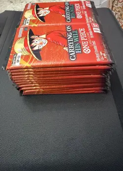 Lot 24 One Piece English OP13 Carrying on His Will Booster Packs W/O Display Box - Image 2