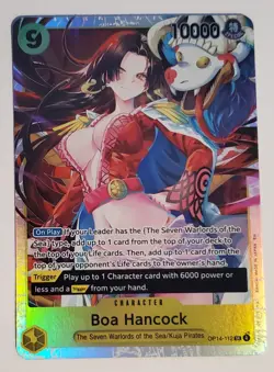 Boa Hancock SR OP14-112 The Azure Sea's Seven English One Piece TCG Super Rare - Image 1