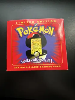 Pokemon 23K Gold Plated Trading Card | #61 Poliwhirl | Burger King Edition - Image 2