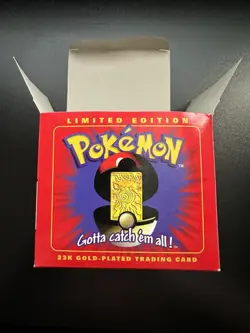 Pokemon 23K Gold Plated Trading Card | #61 Poliwhirl | Burger King Edition - Image 3