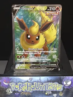 Pokemon Card Flareon V 169/203 Full Art Evolving Skies Set Near Mint - Image 1