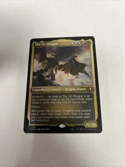 The Ur-Dragon Foil Etched Commander Masters Card #0594 MTG LP - Image 1