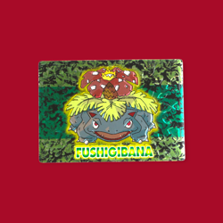 VENUSAUR (FUSHIGIDANA)--JAPANESE MEIJI EMBOSSED PROMO FOIL POKEMON CARD - Image 1