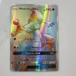 Pokemon Mewtwo 12/18 Detective Pikachu Holo Rare Holo English Card - Image 1