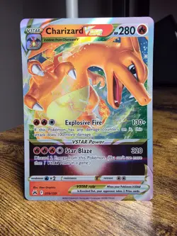 Pokemon TCG Charizard VSTAR Crown Zenith Holo Ultra Rare Card 019/159 Near Mint - Image 1