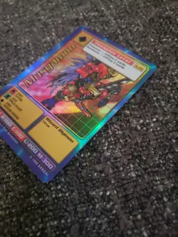 Vintage Digimon CCG Battle Series 1 Holofoil Card Musyamon ST-20S - Image 4