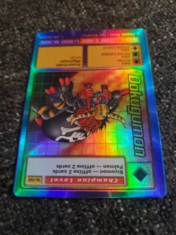 Vintage Digimon CCG Battle Series 1 Holo Card Dokugumon ST-19S - Image 5