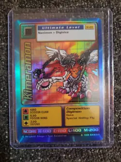 Vintage Digimon CCG Battle Series 1 Holo Card Kimeramon ST-21S - Image 1