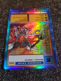 Vintage Digimon CCG Battle Series 1 Holo Card Kimeramon ST-21S - Image 5
