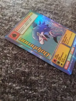 Vintage Digimon CCG Battle Series 1 Holo Card Dolphmon ST-35S - Image 3