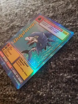 Vintage Digimon CCG Battle Series 1 Holo Card Dolphmon ST-35S - Image 4